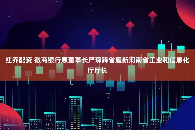 红乔配资 徽商银行原董事长严琛跨省履新河南省工业和信息化厅厅长